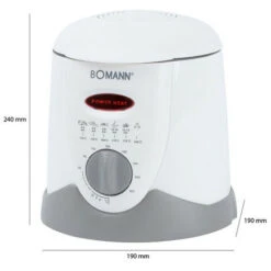 Friteuse Et Fondue Pour 6 Personnes 1L Bomann FFR 1290 CB Blanc 9 Friteuse Et Fondue Pour 6 Personnes 1L Bomann FFR 1290 CB Blanc -Petit Électroménager 100761068 3