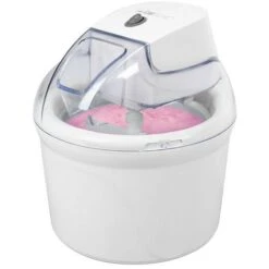 Machine à Glace/Sorbetière Duo Deux Compartiments Clatronic ICM 3764 Blanc