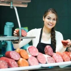 COSTWAY Poussoir à Saucisses Viande 4.8L Machine à Saucisse Remplissage De Saucisse En Acier Inoxydable Avec 4 X Tubes -Petit Électroménager 11725640 4