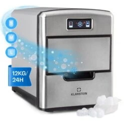 Metropolitan Machine à Glaçons 12 Kg/24 H écran Numérique - Argent