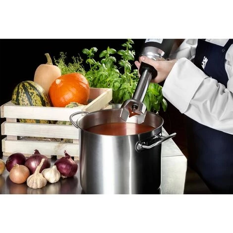 Mixeur Plongeant Professionnel Broyage Mixage 350 W 16 000 T/Min Pied 250Mm Inox 3 Mixeur Plongeant Professionnel Broyage Mixage 350 W 16 000 T/Min Pied 250Mm Inox