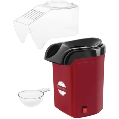 Machine À Popcorn Appareil Look Rétro Années 50 Rouge Popcorn Maker Cinema Air 7 Machine À Popcorn Appareil Look Rétro Années 50 Rouge Popcorn Maker Cinema Air – Image 5
