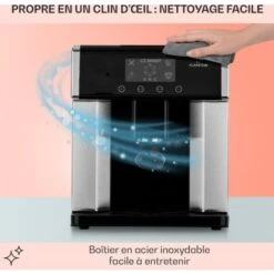 Eiszeit Machine à Glaçons 10 à 15kg /24h 3 Tailles De Cubes - Inox Arg -Petit Électroménager 14166932 5 1