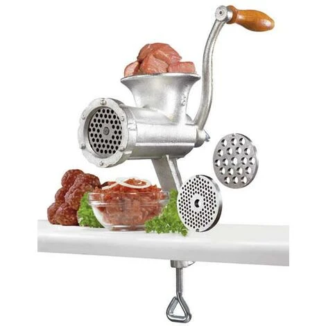 Hachoir à Viande, 4 Pièces, Taille 8 + Accessoire à Pâtisserie Karl Krüger 3 Hachoir à Viande, 4 Pièces, Taille 8 + Accessoire à Pâtisserie Karl Krüger