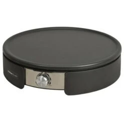 KITCHENCHEF CREPIERE 1500W DIAM 37CM 2 PLAQUES TH° NOIR INOX -Petit Électroménager 14931893 2