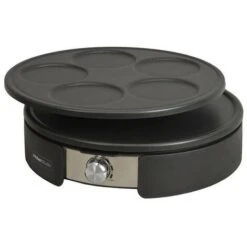 KITCHENCHEF CREPIERE 1500W DIAM 37CM 2 PLAQUES TH° NOIR INOX -Petit Électroménager 14931893 3