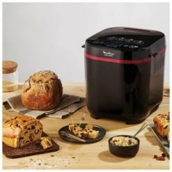 MOULINEX Machine à Pain 1Kg Noir/Pourpre 720W Départ Différé 15h 20 Programmes -Petit Électroménager 17020562 3