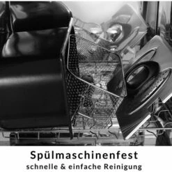 Deuba Friteuse électrique Double Cuve Capacité 2 X 3 L Friteuse En Acier Inoxydable Technologie Zone Froide -Petit Électroménager 18473118 4