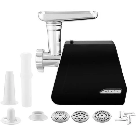 Hachoir à Viande électrique Multifonction Avec 3 Plaques De Broyage Pour Saucisse Noir 4 Hachoir à Viande électrique Multifonction Avec 3 Plaques De Broyage Pour Saucisse Noir – Image 2