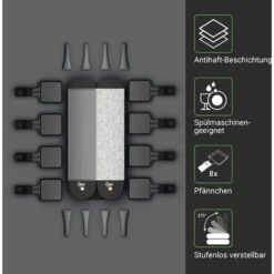SUNTEC Appareil à Raclette RAC-8069 FLEX 8 Metal-stone -Petit Électroménager 24381911 3