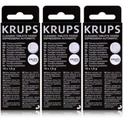 Lot De 3 Boîtes De Pastilles Détergentes Krups - Chaque Boîte Contient 10 Pastilles De 1,5 G.