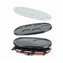 H.KOENIG RP418 APPAREIL A RACLETTE 4 EN 1 RACLETTE CREPIERE GRILL PIERRE A GRILLER 1500W -Petit Électroménager 26695275 5