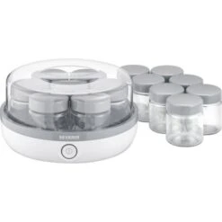 Severin 3520 Yaourtière Blanc, Gris -Petit Électroménager 28081256 2