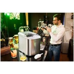 Machine À Glaçons Ice Maker 120w 2 Tailles Production Rapide 8kg/Jour Inox 2,2 L -Petit Électroménager 28710939 4