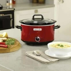 Crock-Pot Crock Pot SCV400RD-050 Mijoteuse électrique 210 W 3,5 L Rouge -Petit Électroménager 29851254 4