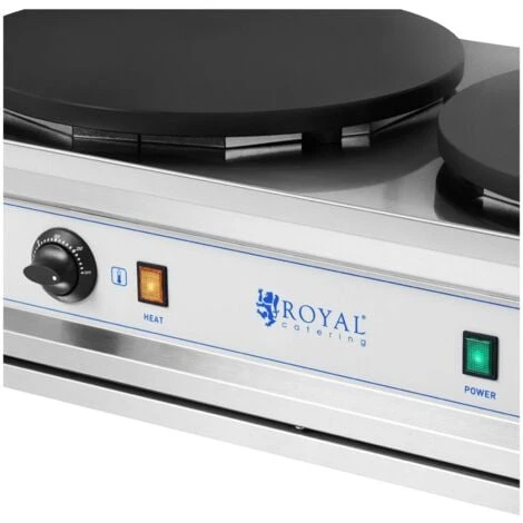 Crêpière Électrique Professionnelle Double 2 X 40cm Machine à Crêpes 230V 6kw 4 Crêpière Électrique Professionnelle Double 2 X 40cm Machine à Crêpes 230V 6kw – Image 2