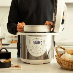 NEWCOOK Mijoteuse Électrique Programmable Delicious Blanc, Autocuiseur Électrique Multifonctionnel Avec Voix, 15 Fonctions Blanc -Petit Électroménager 32510145 3