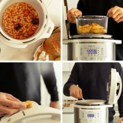 NEWCOOK Mijoteuse Électrique Programmable Delicious Blanc, Autocuiseur Électrique Multifonctionnel Avec Voix, 15 Fonctions Blanc -Petit Électroménager 32510145 4