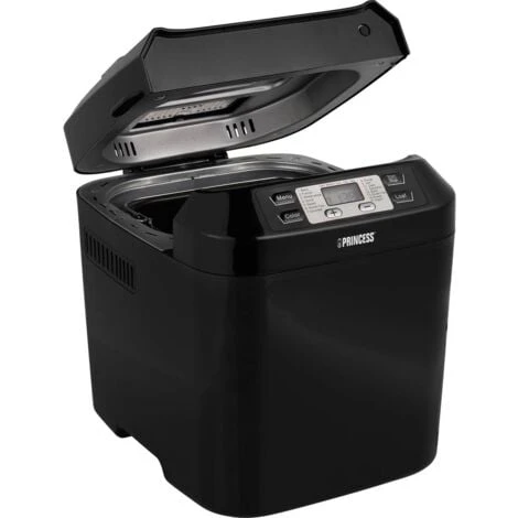 Princess 01.152010.01.001 Machine à Pain Revêtement Anti-adhésif, Avec Verre Doseur, Avec écran, Fonction Minuteur Noir 3 Princess 01.152010.01.001 Machine à Pain Revêtement Anti-adhésif, Avec Verre Doseur, Avec écran, Fonction Minuteur Noir