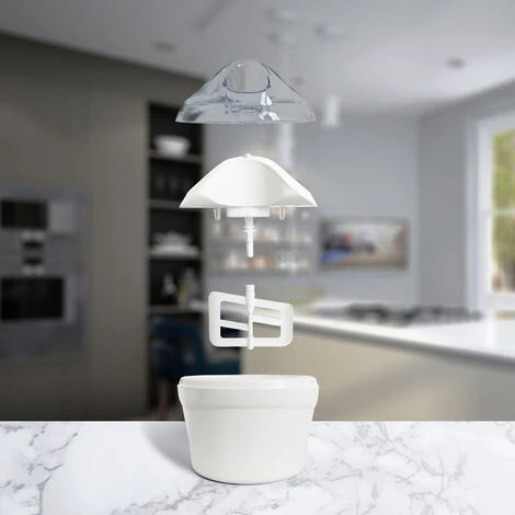 Sorbetière, Machine à Glace Sorbet, Blanc, Puissance électrique: 12 W 4 Sorbetière, Machine à Glace Sorbet, Blanc, Puissance électrique: 12 W – Image 2