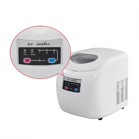 WOLTU Machine à Glaçons. Machine à Glace. 2.8 L. 35x28x32 Cm. Blanc 4 WOLTU Machine à Glaçons. Machine à Glace. 2.8 L. 35x28x32 Cm. Blanc – Image 2