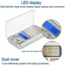 Balance De Précision Cuisine, Balance De Cuisine Electronique, Balance De Poche Avec Écran LCD, 500g / 0.01g Mini Balance Numérique De Poche Pour Les Bijoux/Le Thé/levure/café Cuisine Gram 9 Balance De Précision Cuisine, Balance De Cuisine Electronique, Balance De Poche Avec Écran LCD, 500g / 0.01g Mini Balance Numérique De Poche Pour Les Bijoux/Le Thé/levure/café Cuisine Gram -Petit Électroménager 38690253 3