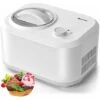 GOPLUS Sorbetiere Turbine A Glace 1 L Avec Compresseur Auto-Refroidissant 100 W, Machine A Glace/Creme Glacee Electrique Pour Yaourt Glace, Sorbet Et Creme Glacee,40 Minutes/Cycle (Argent) -Petit Électroménager 40243238 1