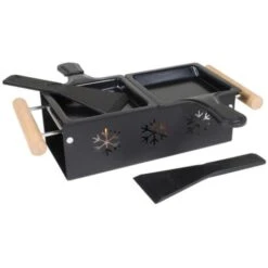 Paris Prix - Appareil à Raclette Duo Bougie 32cm Noir