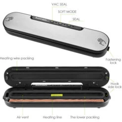 KotiCidsin Machine Sous Vide, Inclus Coupe-sac Caché Et 10 Sac à Vide Alimentaire -Petit Électroménager 42164311 5