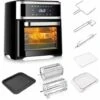 COSTWAY Four à Air 13 L, 1700 W ,8 En 1 Avec écran Tactile Et 8 Programmes Prédéfinis Noir 1 COSTWAY Four à Air 13 L, 1700 W ,8 En 1 Avec écran Tactile Et 8 Programmes Prédéfinis Noir -Petit Électroménager 45764304 1