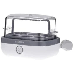 Severin EK 3164 Cuiseur à Oeufs Avec Verre Doseur, Avec Pique-œuf, Sans BPA Blanc, Gris 9 Severin EK 3164 Cuiseur à Oeufs Avec Verre Doseur, Avec Pique-œuf, Sans BPA Blanc, Gris -Petit Électroménager 48432197 4