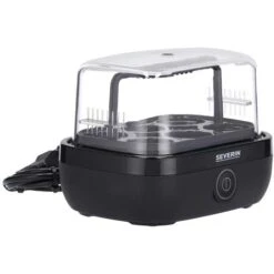 Severin EK 3165 Cuiseur à Oeufs Sans BPA, Avec Verre Doseur, Avec Pique-œuf Noir -Petit Électroménager 48432202 3