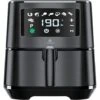 Kesser® XXL 5,5 litres Friteuse à Air Chaud Acier Inoxydable Corbeille à Pain Incluse Friteuse 1 700 W Friteuse Airfryer Écran Tactile 8 programmes Sans Huile ✓ Four ✓ Air Chaud ✓ Gril Sans Gr -Petit Électroménager 50753064 1