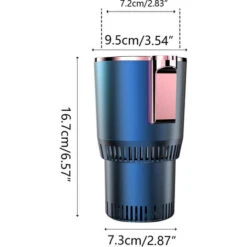 Refroidissement Et Chauffage Rapides Montés Sur Véhicule Refroidissement Et Chauffage Intelligents à Double Usage Coupe De Boisson Chaude Pour Véhicule -Petit Électroménager 51543198 3