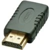 LINDY 41208 HDMI Adaptateur [1x HDMI Mâle - 1x HDMI Femelle C Mini] Noir -Petit Électroménager 54692482 1