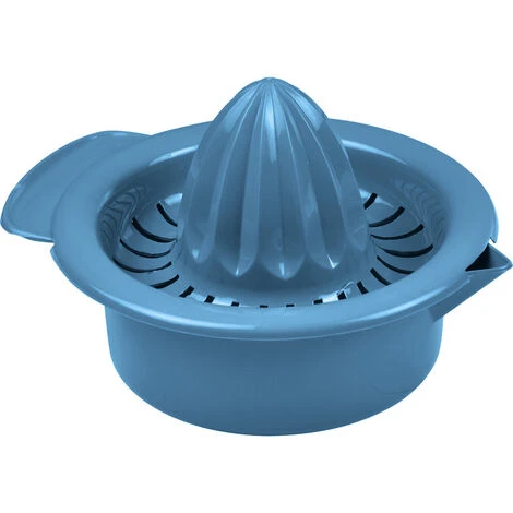 Presse Agrume Plastique Bleu Paon 3 Presse Agrume Plastique Bleu Paon