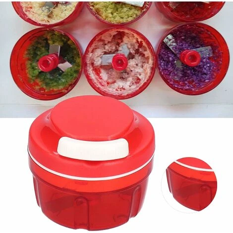 Hachoir Manuel, SL.GT Coupe-légumes à Cordon Domestique, Broyeur De Viande Portable, Broyeur à Viande 4 Hachoir Manuel, SL.GT Coupe-légumes à Cordon Domestique, Broyeur De Viande Portable, Broyeur à Viande – Image 2