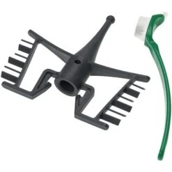 Vhbw Fouet Papillon Compatible Avec Silvercrest Monsieur Cuisine Edition Plus Robot De Cuisine + Brosse, Plastique, Gris Foncé -Petit Électroménager 57536585 4