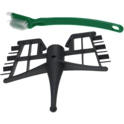 Vhbw Fouet Papillon Compatible Avec Silvercrest Monsieur Cuisine Connect SKMC 1200 Robot De Cuisine + Brosse, Plastique, Gris Foncé -Petit Électroménager 57536595 3