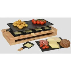 Appareil à Raclette 8 Personnes 1500w + Gril - Kitchen Chef - Kcwood8maxi -Petit Électroménager 57580539 4
