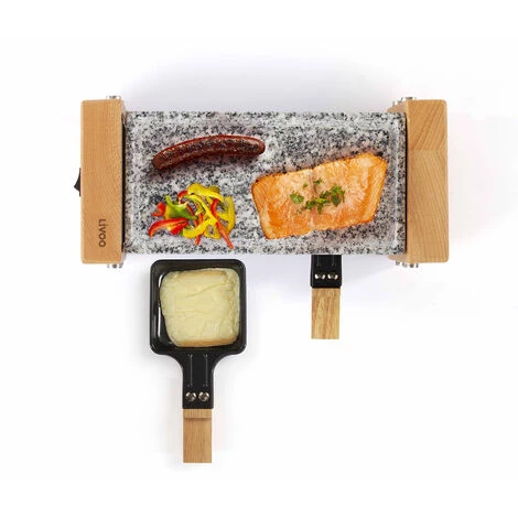 Appareil à Raclette 2 Personnes 350w + Pierre à Griller - Livoo - Doc218 4 Appareil à Raclette 2 Personnes 350w + Pierre à Griller - Livoo - Doc218 – Image 2