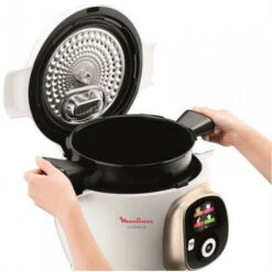 Multicuiseur Intelligent 6l 1600w Blanc - Moulinex - Ce851a10 7 Multicuiseur Intelligent 6l 1600w Blanc - Moulinex - Ce851a10 -Petit Électroménager 57580754 2