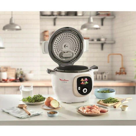 Multicuiseur Intelligent 6l 1600w Blanc - Moulinex - Ce851a10 6 Multicuiseur Intelligent 6l 1600w Blanc - Moulinex - Ce851a10 – Image 4