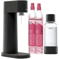 Machine à Gazéifier L'eau + 1 Bouteille + 1 Cylindre Supplémentaire - Mysoda - P2c-wd002f-b