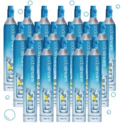 Lot De 18 Cylindres De Recharge De Gaz Co2 60l Pour Machine à Gazéifier - Sodastream - 18 X Cylindre Gaz