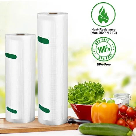 Sacs Sous Vide Alimentaire Lot De 6 Rouleaux, 20x500cm Et 28x500cm, Sac Sous Vide Pour Appareil Sous Vide Conservation Des Aliments 4 Sacs Sous Vide Alimentaire Lot De 6 Rouleaux, 20x500cm Et 28x500cm, Sac Sous Vide Pour Appareil Sous Vide Conservation Des Aliments – Image 2