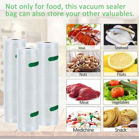 Sacs Sous Vide Alimentaire Lot De 6 Rouleaux, 20x500cm Et 28x500cm, Sac Sous Vide Pour Appareil Sous Vide Conservation Des Aliments 6 Sacs Sous Vide Alimentaire Lot De 6 Rouleaux, 20x500cm Et 28x500cm, Sac Sous Vide Pour Appareil Sous Vide Conservation Des Aliments – Image 4