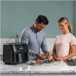 NINJA FOODI AF300EU - Friteuse Sans Huile Dual Zone - Fonctions Sync, Match - 6 Modes De Cuisson - 7,6L - 2400W -Petit Électroménager 58564224 4
