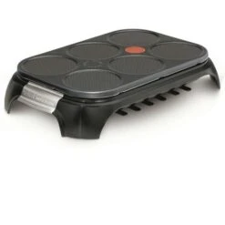 TEFAL PY558813 Crep'Party, Appareil A Crepes 6 Empreintes, Antiadhésif, Thermo-Spot, 6 Spatules + 1 Louche, Fabriqué En France -Petit Électroménager 58673837 3