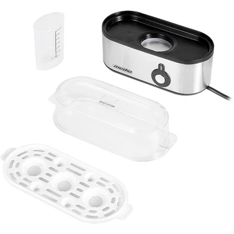 Mesko MS 4485 Cuiseur électrique 3 Pièces Pour Oeufs, Acier Inoxydable, Protection Contre La S 350W Argent 4 Mesko MS 4485 Cuiseur électrique 3 Pièces Pour Oeufs, Acier Inoxydable, Protection Contre La S 350W Argent – Image 2